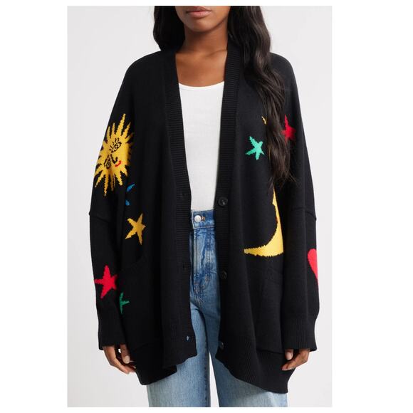 Dressed in Lala Child of the Universe Oversized Cardigan Size L/XL - Picture 15 of 15